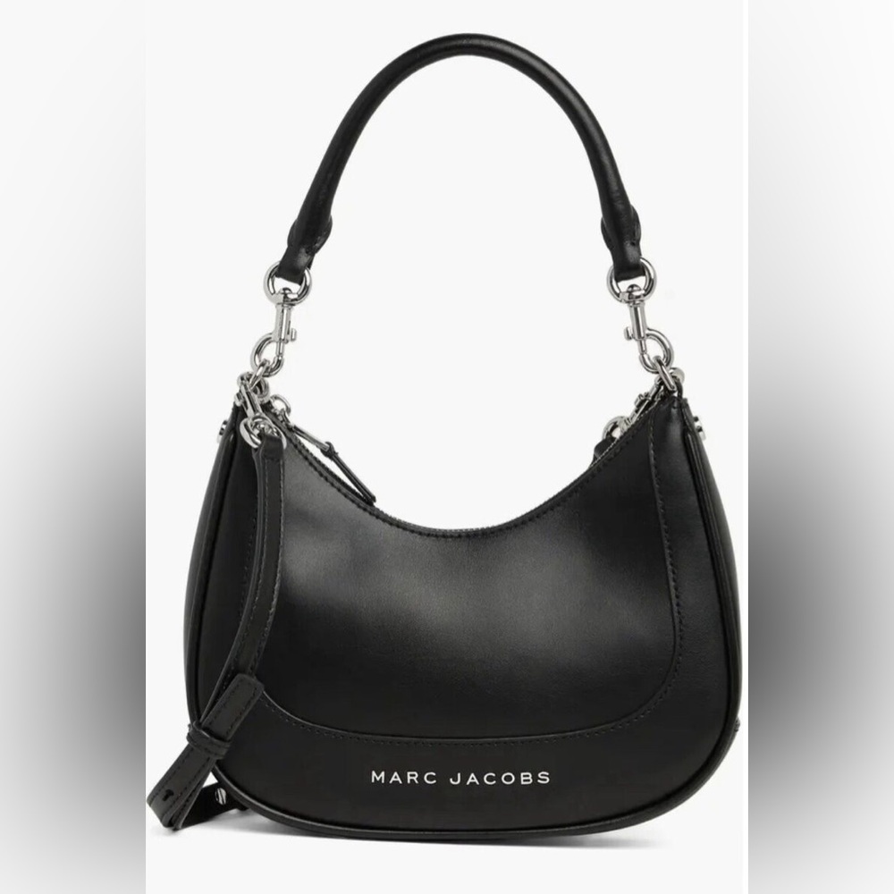 Marc Jacobs Black Crescent Hobo Bag